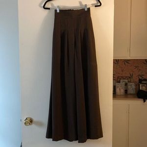 Pinup Girl Clothing Brown Palazzo Pants